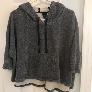 3/4 sleeves "drug rug" hoodie